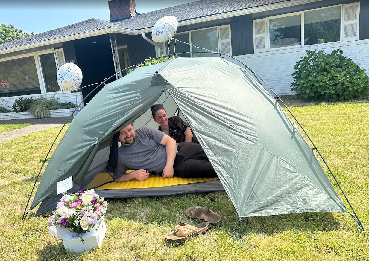 X-Dome 2 with happy newlyweds