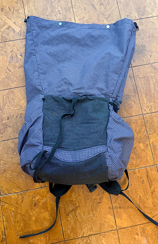 back of pack