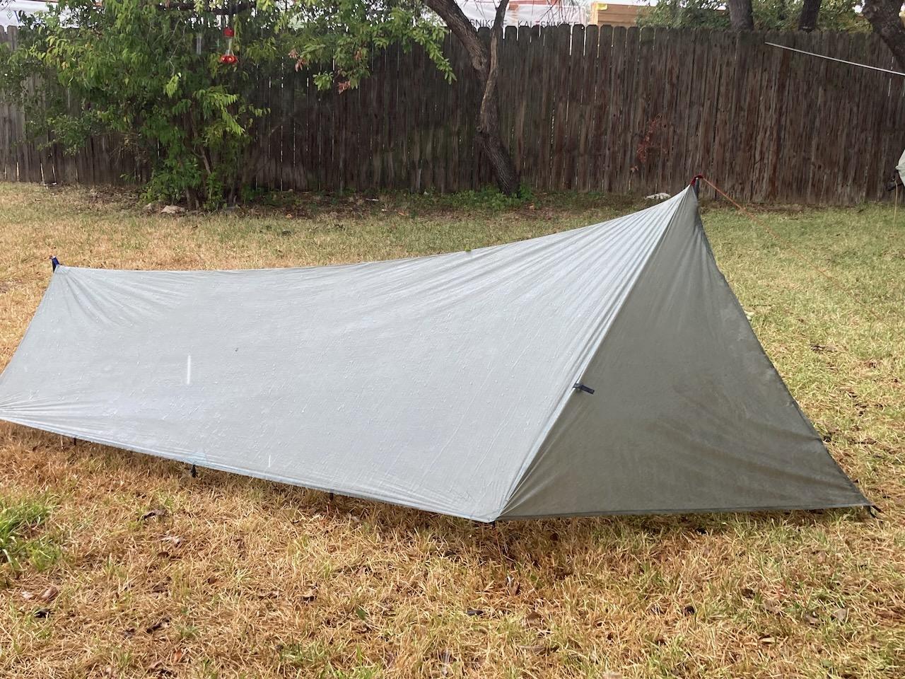 spinn shelter in my backyard, September 2023