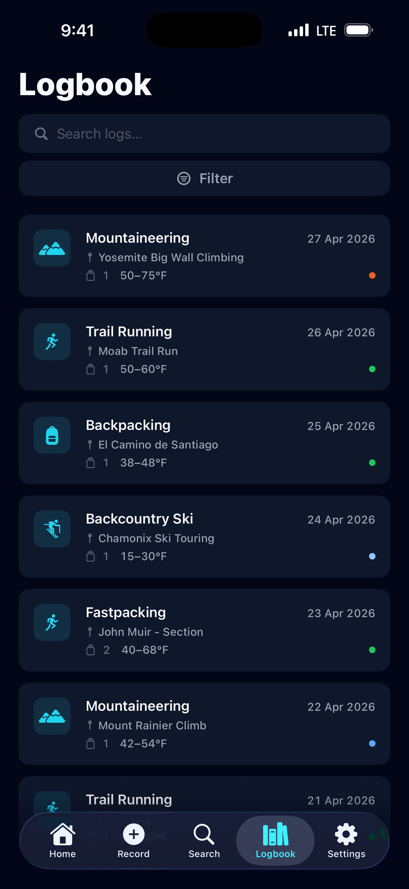 Logbook